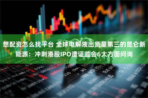 想配资怎么找平台 全球电解液出货量第三的昆仑新能源：冲刺港股IPO遭证监会6大方面问询